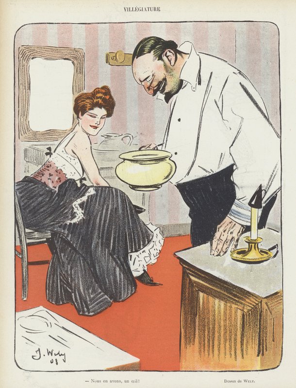 Illustrasjon for Le Rire av Jacques Wely