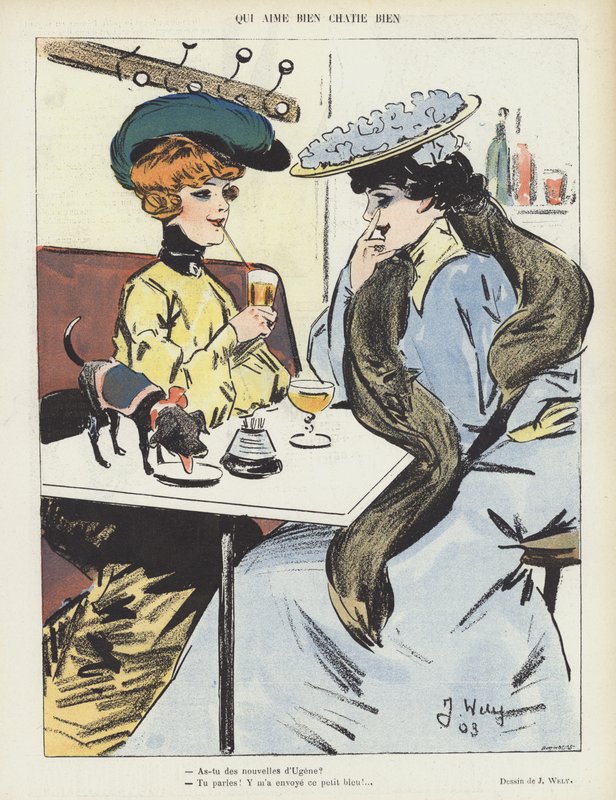 Illustrasjon for Le Rire av Jacques Wely