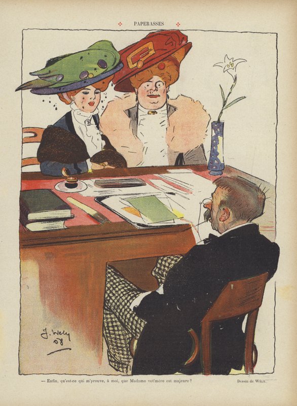 Illustrasjon for Le Rire av Jacques Wely