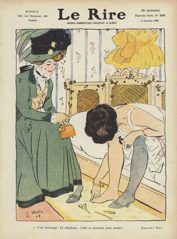 Illustrasjon for Le Rire av Jacques Wely