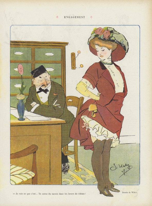 Illustrasjon for Le Rire av Jacques Wely