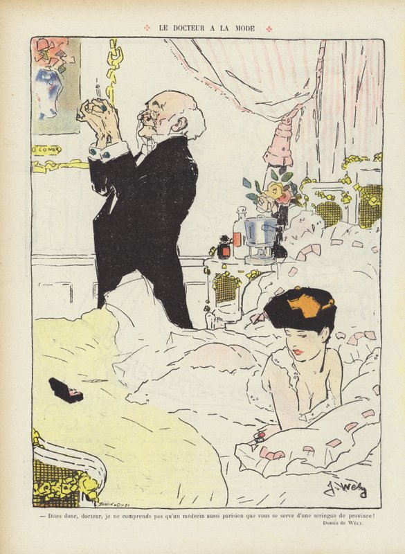 Illustrasjon for Le Rire av Jacques Wely