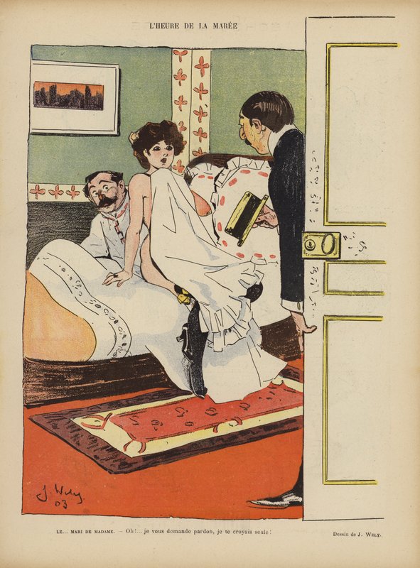 Illustrasjon for Le Rire av Jacques Wely