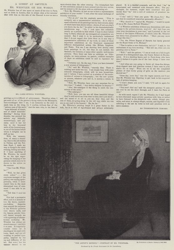 Mr Whistler om hans verk av James Abbott McNeill Whistler