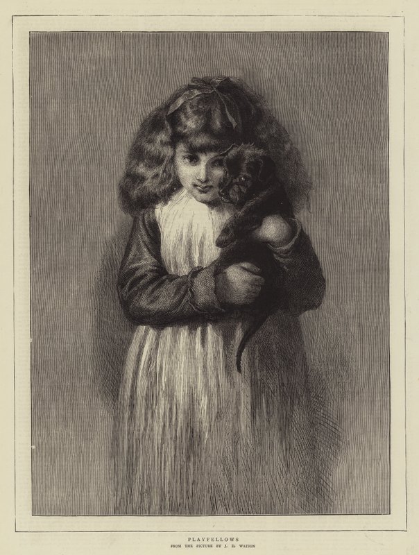 Lekekamerater av James Dawson Watson