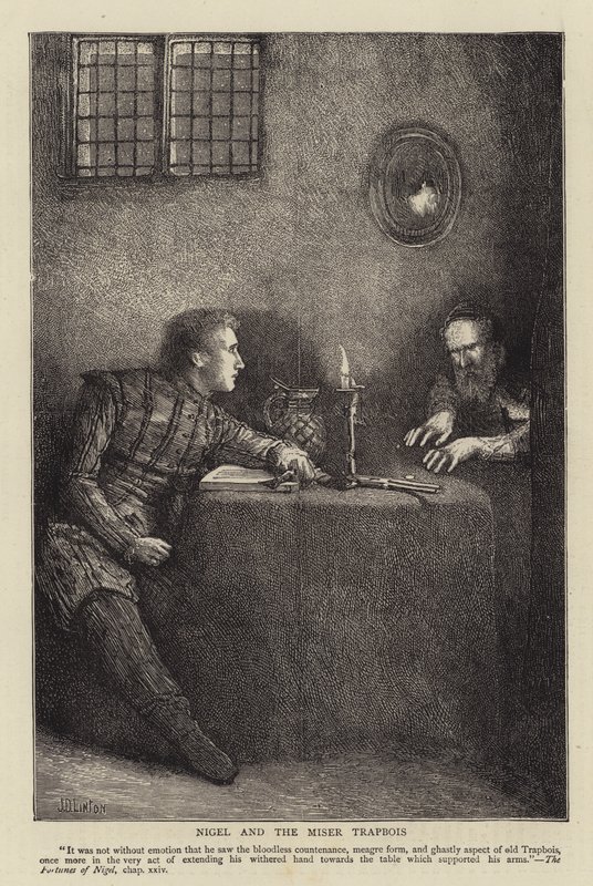 Nigel og gjerrig Trapbois av James Dromgole Linton