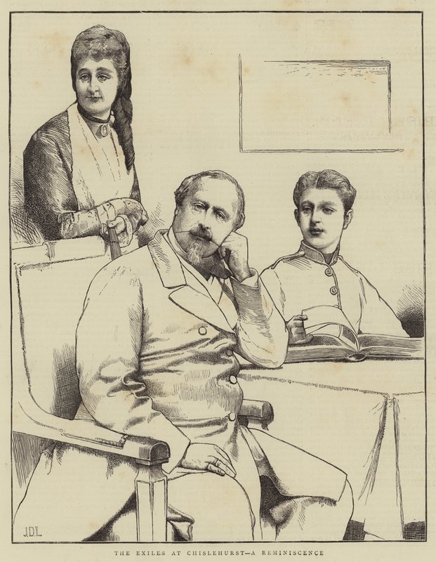 The Exiles at Chislehurst, en reminiscens av James Dromgole Linton