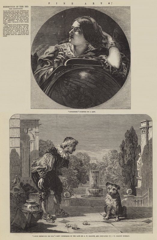 Fine Arts, utstilling av den britiske institusjonen av James Sant