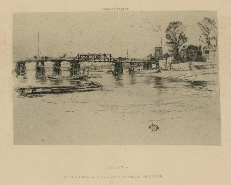 Generelt syn på Chelsea av James Abbott McNeill Whistler