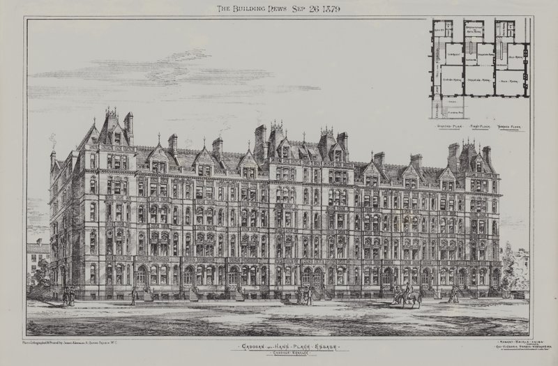 Cadogan Terrace, Cadogan og Hans Place Estate, Chelsea, 1879 av James Akerman