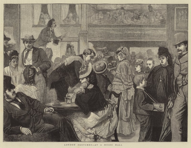 London Sketches, i en Music Hall av James Dromgole Linton