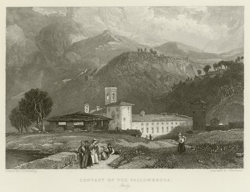 Klosteret i Vallombrosa av James Duffield Harding