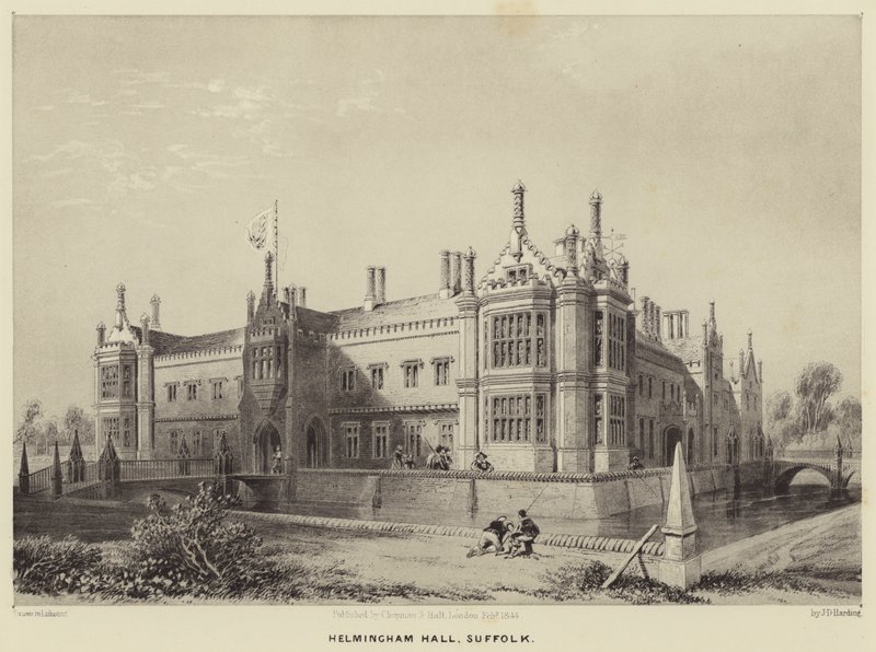 Helmingham Hall, Suffolk av James Duffield Harding