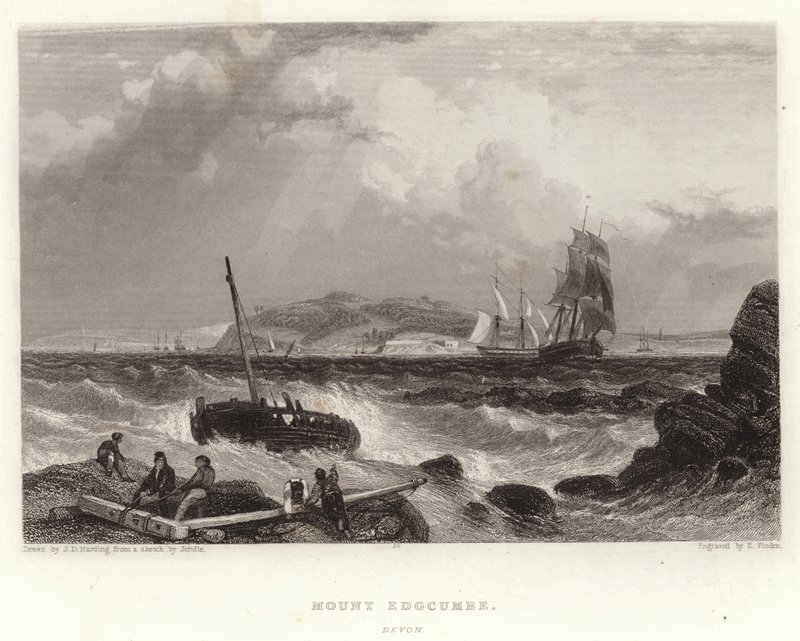 Mount Edgcumbe, Devon av James Duffield Harding