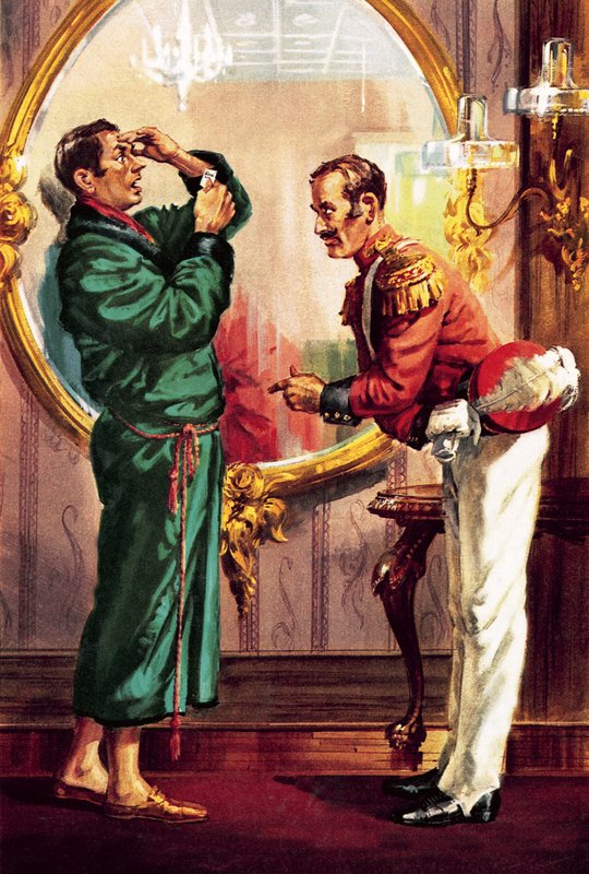 Pickwick-papirene. Et tilfelle av forveksling: den uskyldige Mr. Winkle blir utfordret til en duell. av James Edwin McConnell