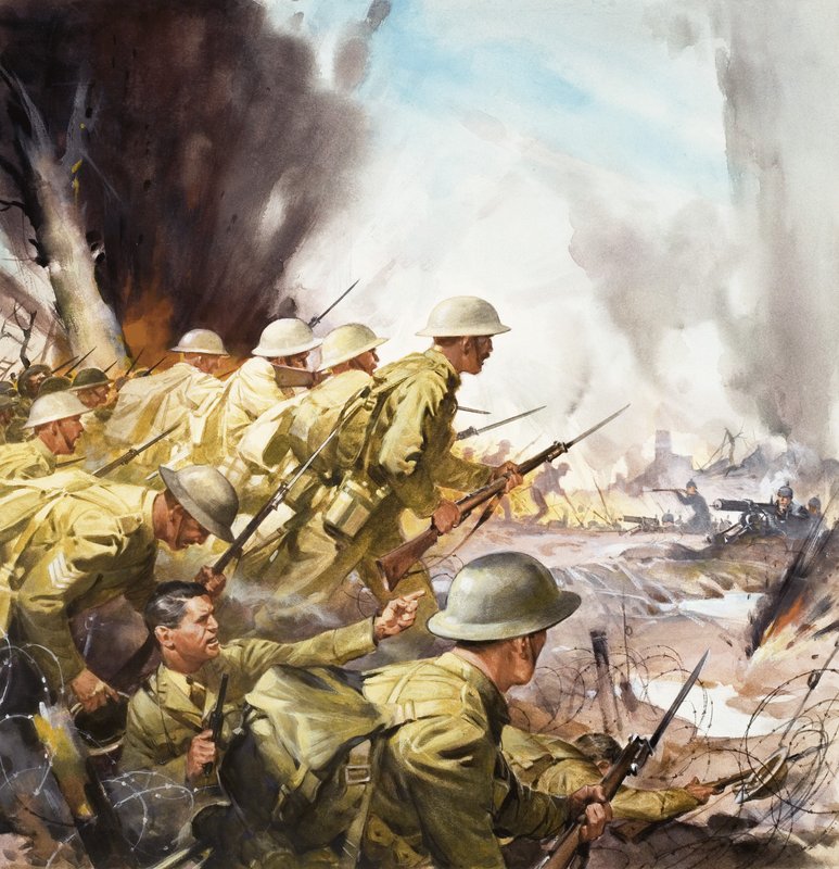 Slaktingen ved Somme av James Edwin McConnell