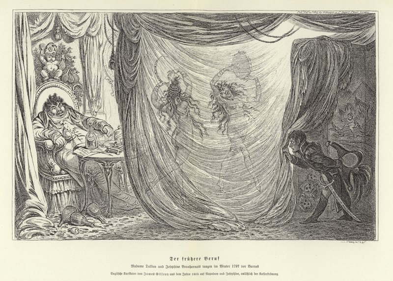 Det tidligere yrket av James Gillray