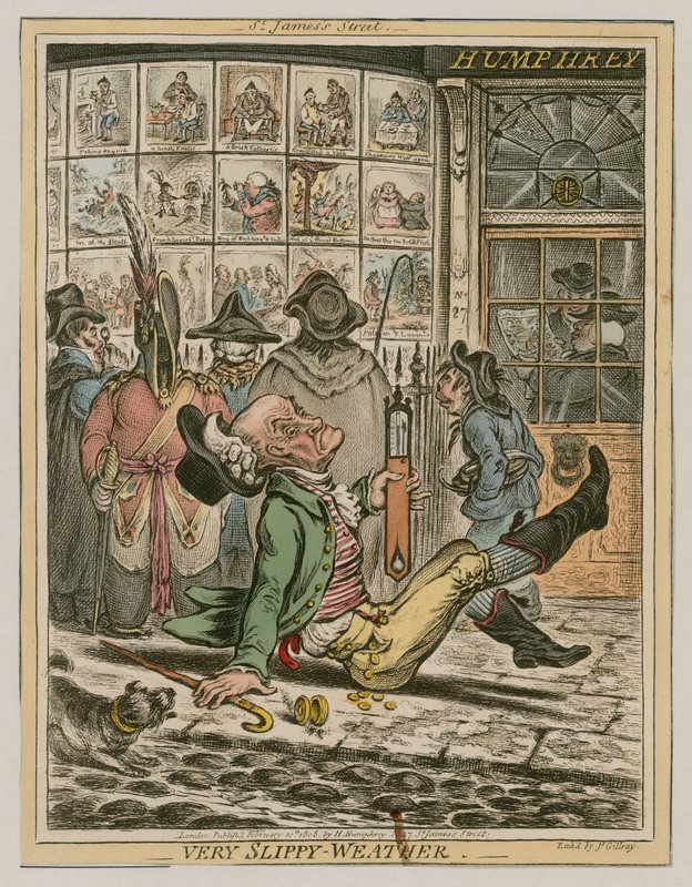Veldig glatt vær av James Gillray