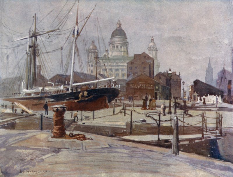 Dock Board-kontorene fra Canning Graving Dock av James Hamilton Hay