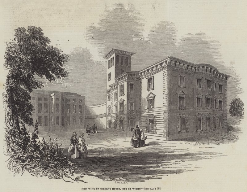 New Wing of Osborne House, Isle of Wight av James Herring