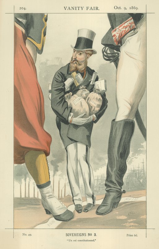 Leopold II, kongen av belgierne av James Jacques Joseph Tissot