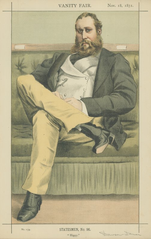 Lionel Seymour William Dawson-Damer (jarl av Portarlington) av James Jacques Joseph Tissot