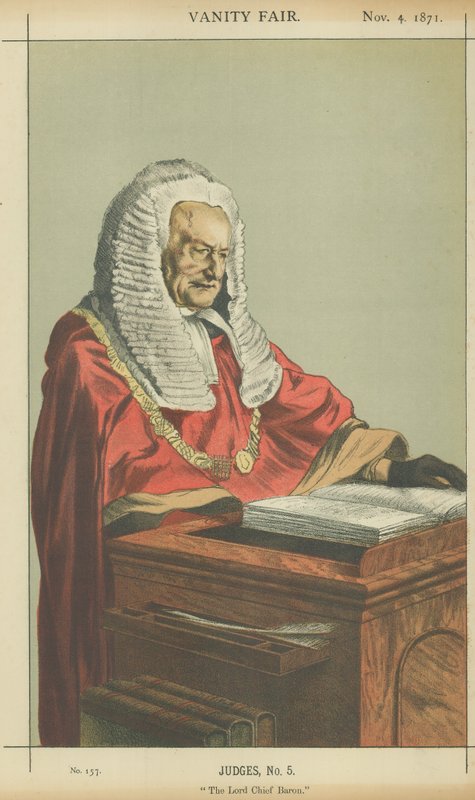The Right Hon Sir Fitz Roy Kelly av James Jacques Joseph Tissot