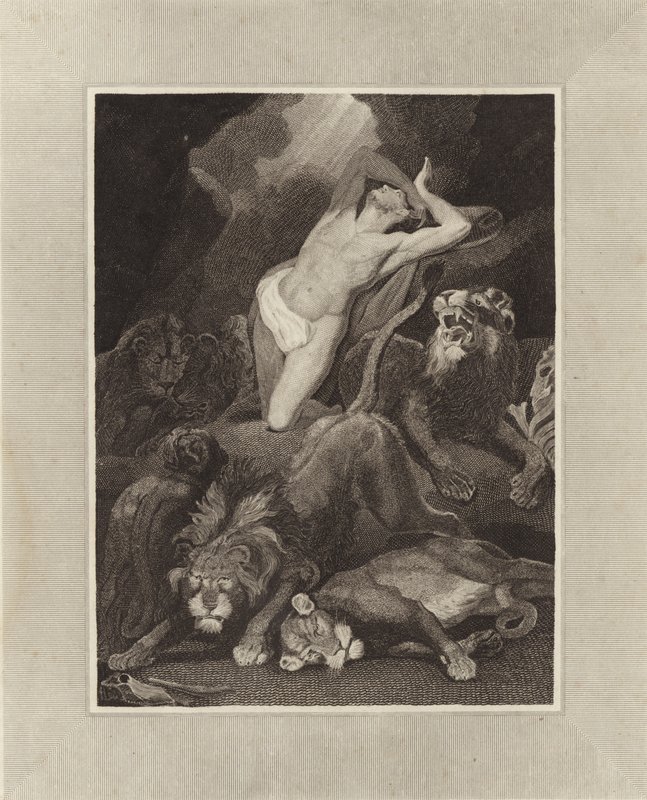 Daniel i Løvens Hule av James Northcote