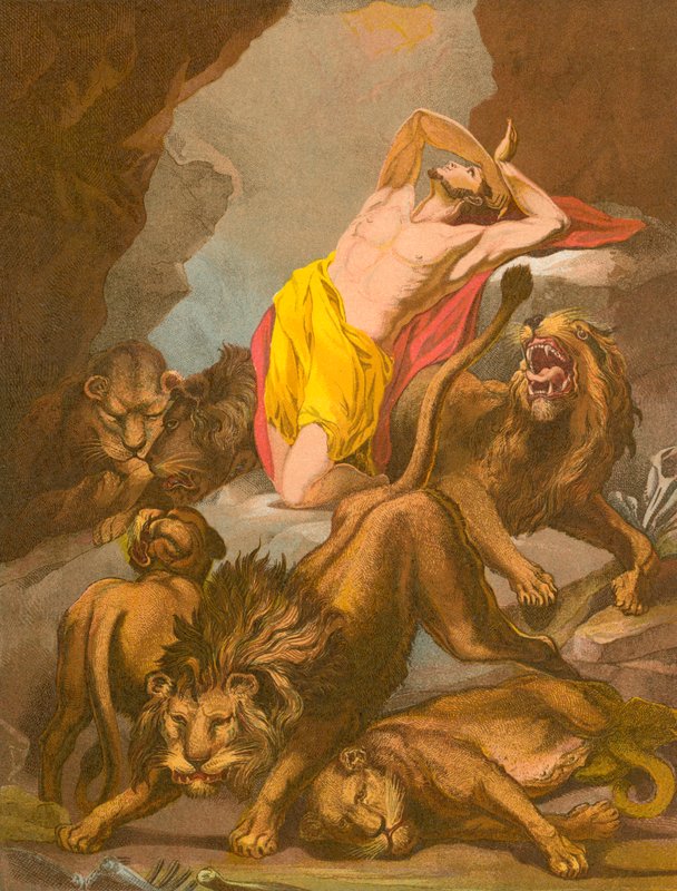 Daniel i løvens hule av James Northcote