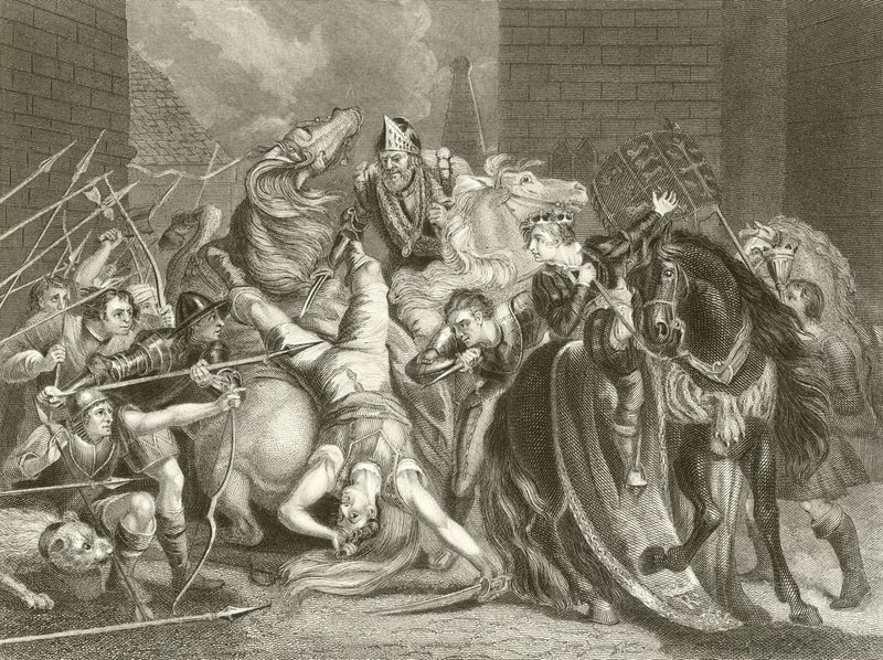 Borgermester i London drepte Wat Tyler av James Northcote