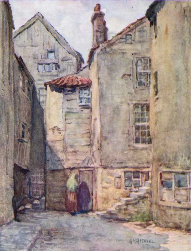 Gamle hus, College Wynd av James Riddel