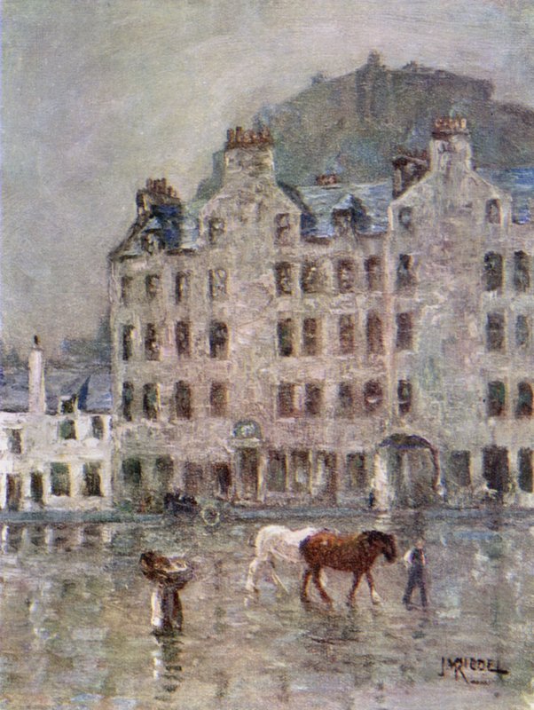White Hart Inn, Grassmarket av James Riddel