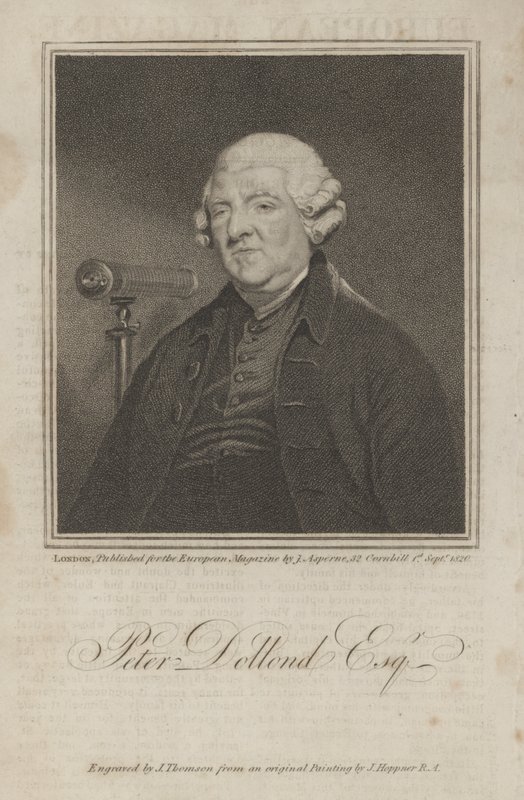 Peter Dollond Esq av James Thomson