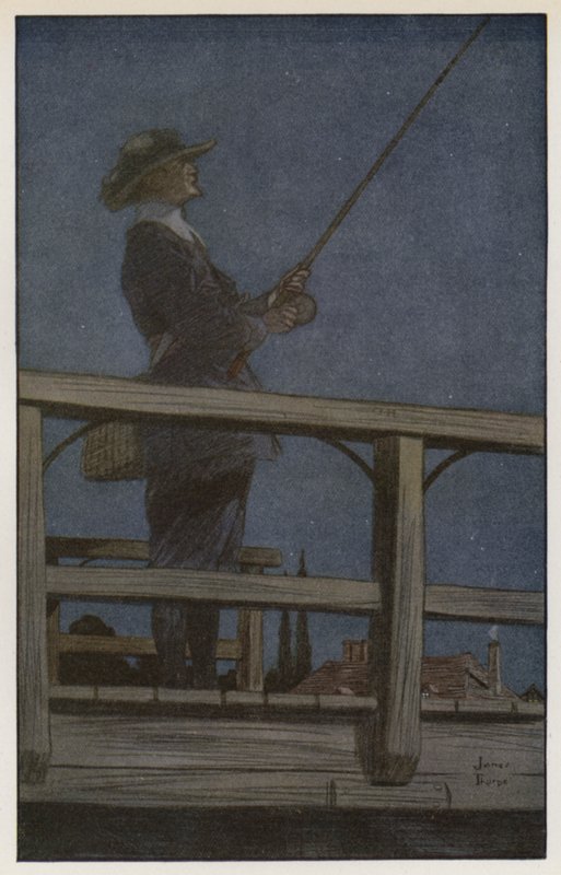 Illustrasjon for The Compleat Angler av Izaak Walton av James Thorpe