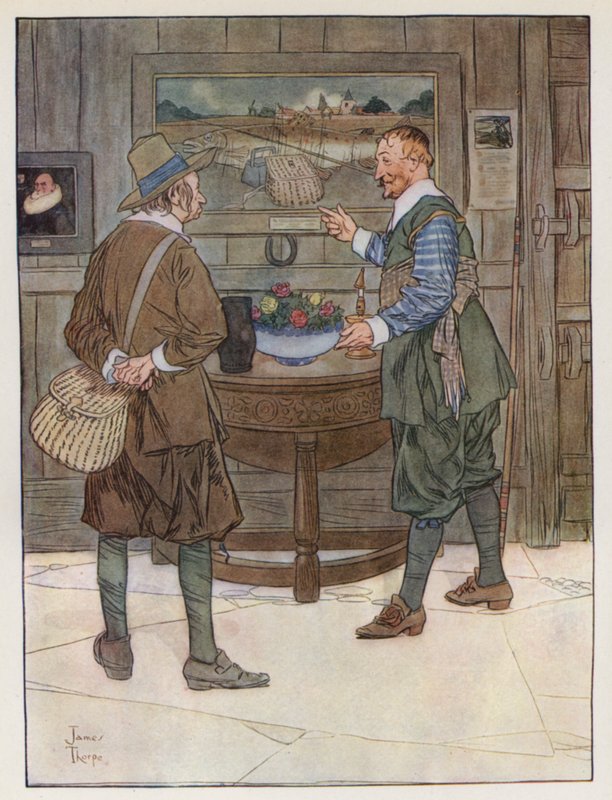 Illustrasjon for The Compleat Angler av Izaak Walton av James Thorpe