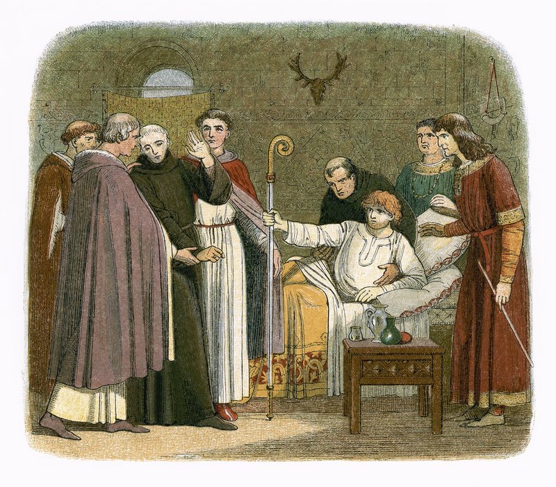 Anselm ble erkebiskop av Canterbury av William II av James William Edmund Doyle