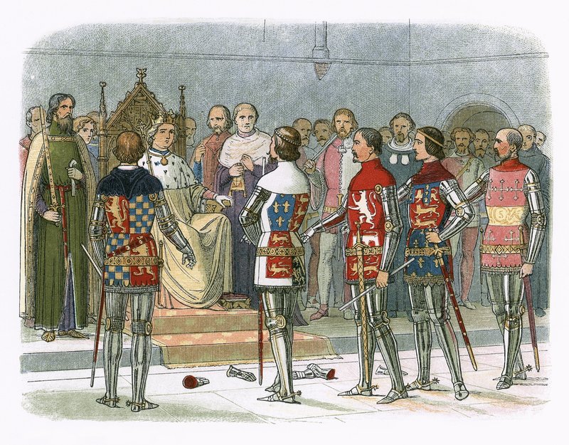 Arundel, Gloucester, Nottingham, Derby og Warwick før kong Richard II av James William Edmund Doyle