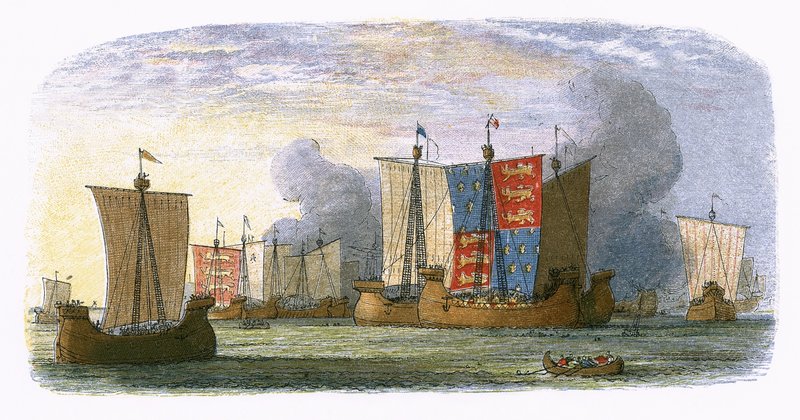 Slaget ved Sluys av James William Edmund Doyle