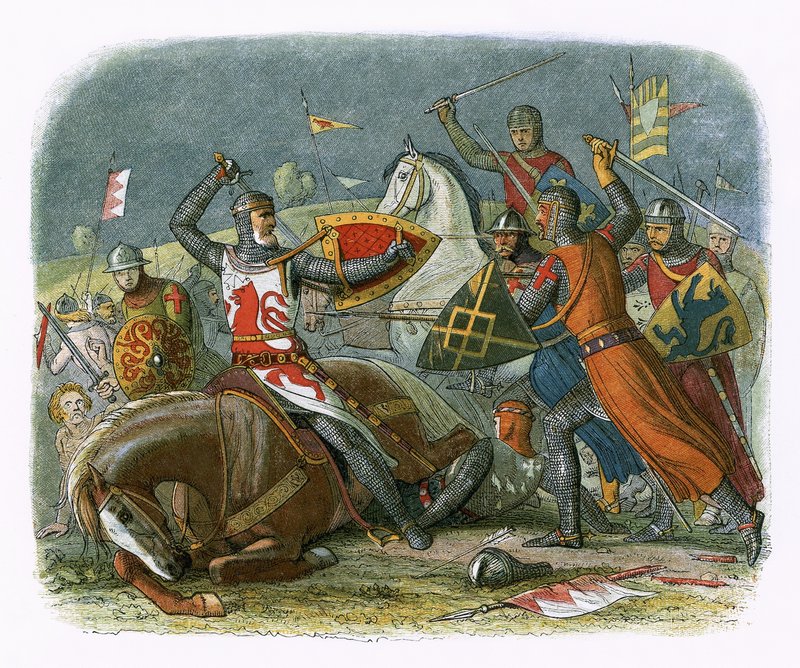 De Montforts død av James William Edmund Doyle
