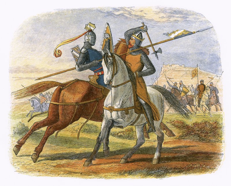 Sir Robert Bruce dreper Sir Henry Bohun av James William Edmund Doyle