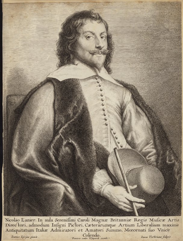 Portrett av Nicholas Lanier av Jan the Elder Lievens