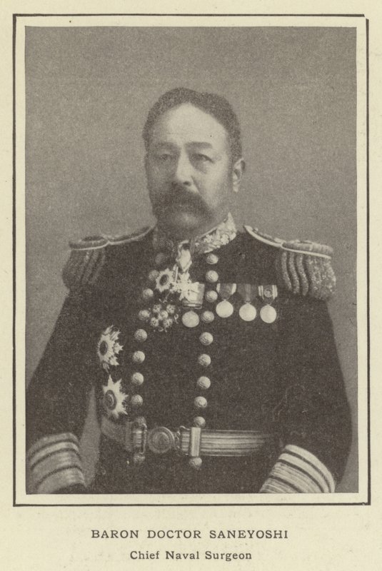 Baron Doctor Saneyoshi, sjef for sjøkirurg av Japanese Photographer