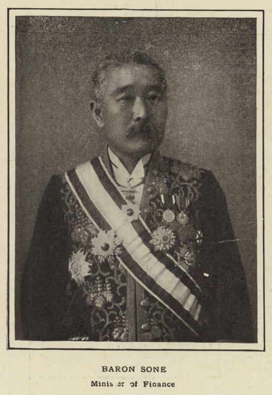 Baron Sone, finansminister av Japanese Photographer