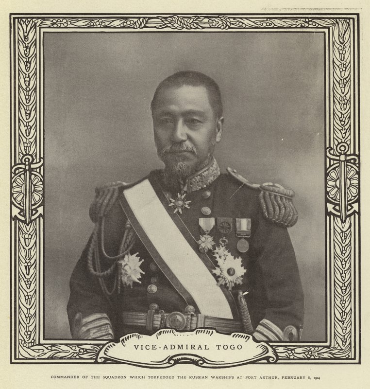 Viseadmiral Togo av Japanese Photographer