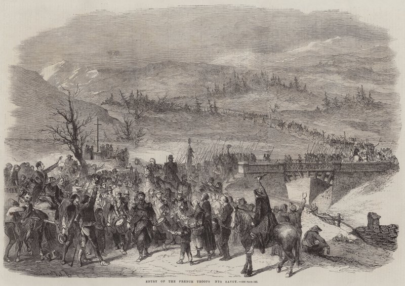 Inntreden av de franske troppene i Savoy av Jean Adolphe Beauce
