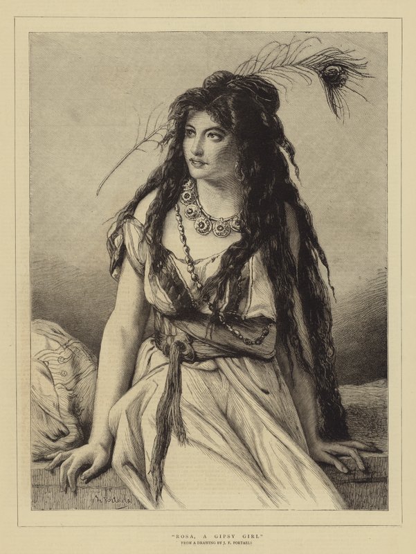 Rosa, en sigøynerjente av Jean Francois Portaels