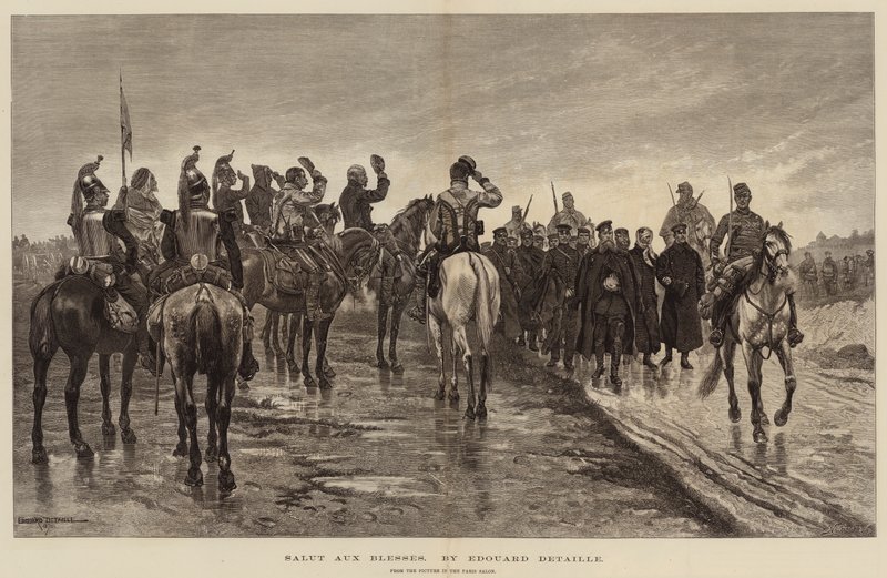 Hei til de sårede av Jean Baptiste Edouard Detaille