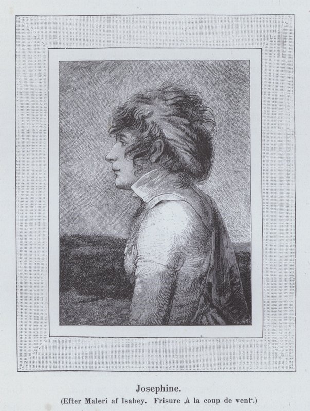 Josephine Beauharnais, første kone til Napoleon I av Jean Baptiste (after) Isabey