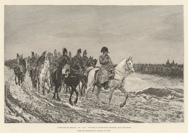 Campagne de France, eller 1814, ble nylig solgt for £34.000 av Jean Louis Ernest Meissonier