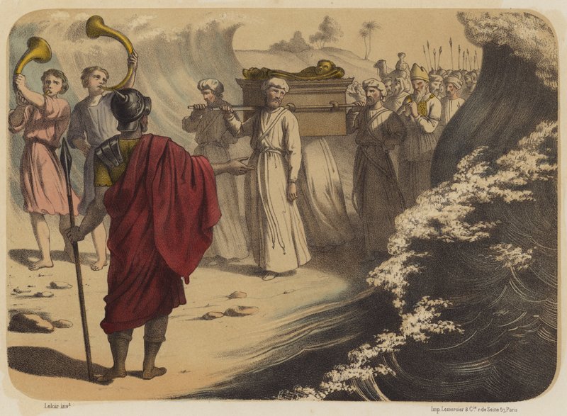 Jordan krysset av Jean Baptiste Auguste Leloir